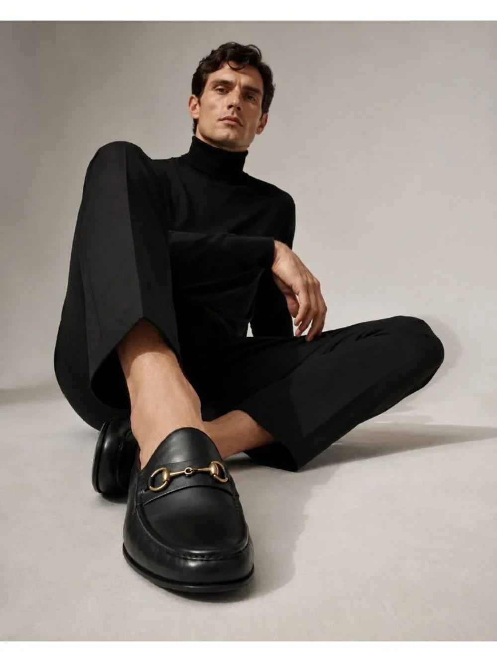 Carmina Shoemaker 80746 XIM Black Horsebit Loafers UK 11.5/US 12.5